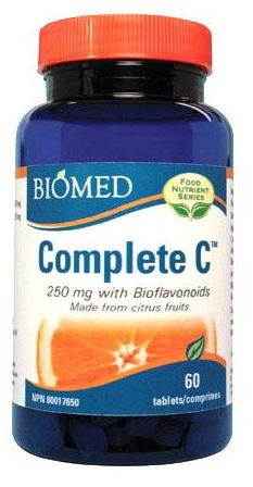 Complete C Complete C complete bioflavonoid matrix GMO free citrus pulp remains in bloodstream longer 1210% more