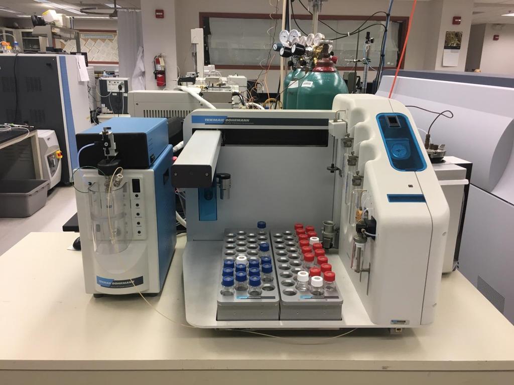 Solatek 72 Purge and Trap with Velocity XPT Concentrator 72 vial autosampler for 40 ml purge and trap vials.