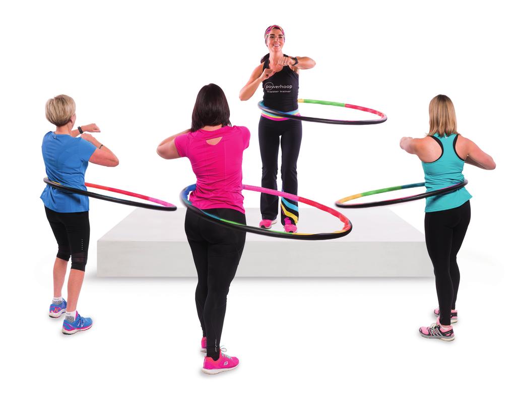 THE PHENOMENON Every week over 2000 Powerhoop classes are run by over 1400 instructors worldwide! Tens of thousands of people in the UK, Europe and New Zealand are Powerhooping for fun and fitness.