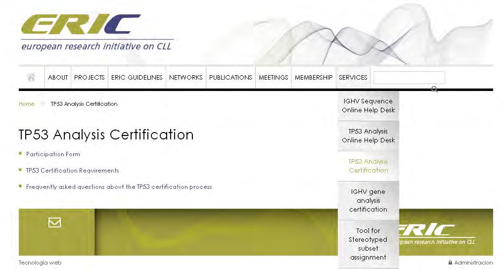 TP53 Certification APPLICATION Questionnaire at www.ericll.