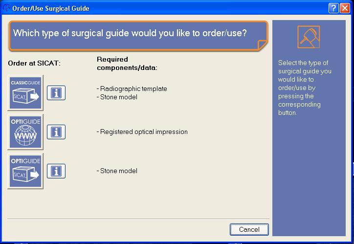 OPTIGUIDE - Workflows For all users 1. Is patient appropriate for OPTIGUIDE? (If not, prepare for a CLASSICGUIDE!) 2.