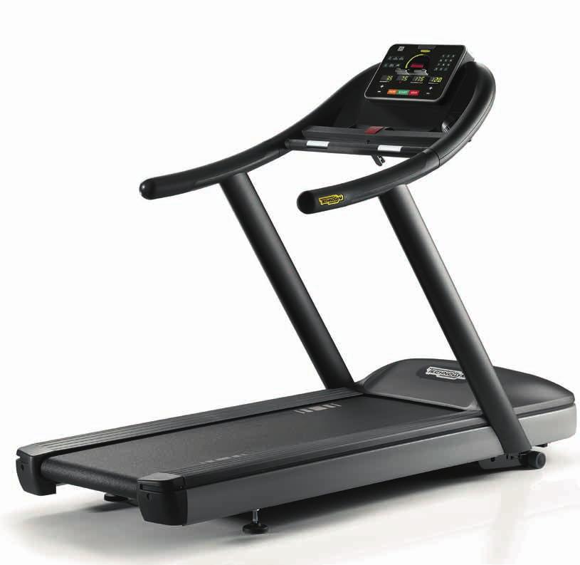 JOG FORMA LASTING PERFORMANCE OPTIMAL VIEW The ergonomic display is easy to see from all training positions. Its numerical keypad makes setting up the equipment fast and simple.