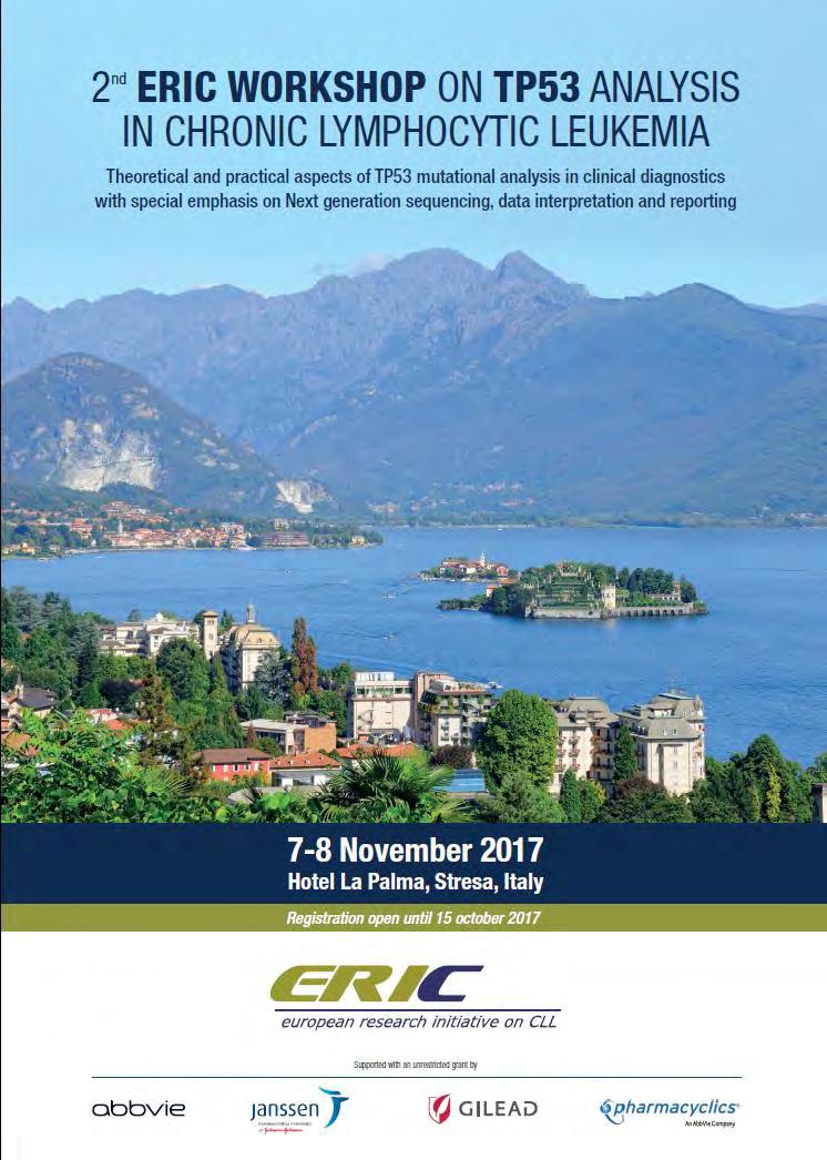 2nd ERIC Workshop on TP53 analysis in CLL (Stresa,