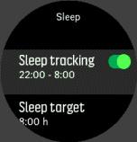 Kui kannate oma kella voodis, Suunto Spartan Trainer Wrist HR jälgib teie und kiirendusmõõturi andmete põhjal. Une jälgimiseks tehke järgmist. 1.