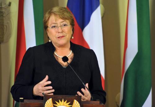 Former President of Chile, Michelle Bachelet, a pediatrician and former political