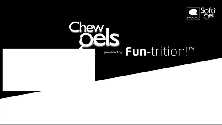 Discover our Chewable Softgel Platform Chewgels TM, chewable soft capsules as a