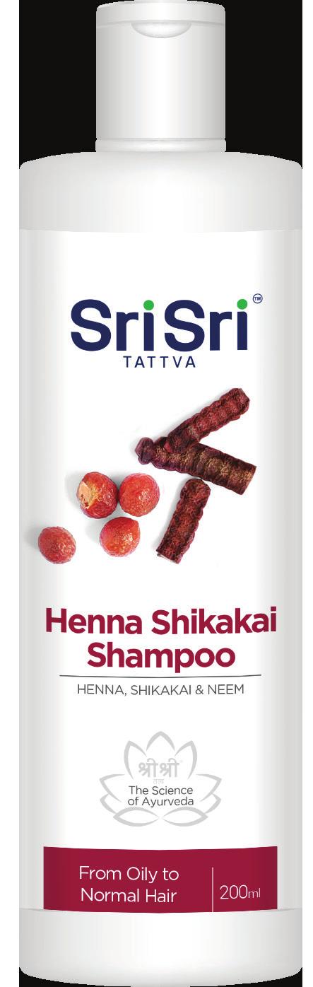 These herbs combine for soft, smooth, voluminous and silky hair: Henna: conditions the hair and helps with volume & silkiness Shikakai: nourishes the scalp and helps in