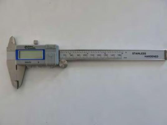 Caliper Measuring range Resolution