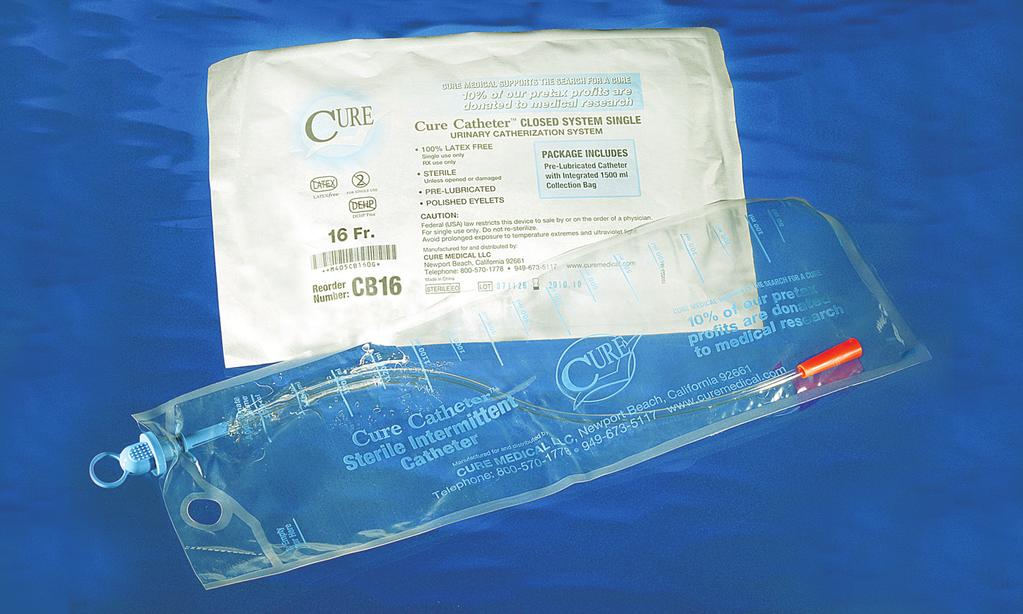 Sterile Intermittent Catheterization Instructions for Parents of Girls continued 8. Remove the cap from the introducer tip and slide the catheter to within 1/8 (2 mm) of the top of the silicon tip.