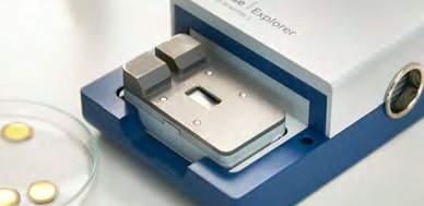 Equipped with a window module to give optical access to the sensor surface which also opens up for light or irradiation