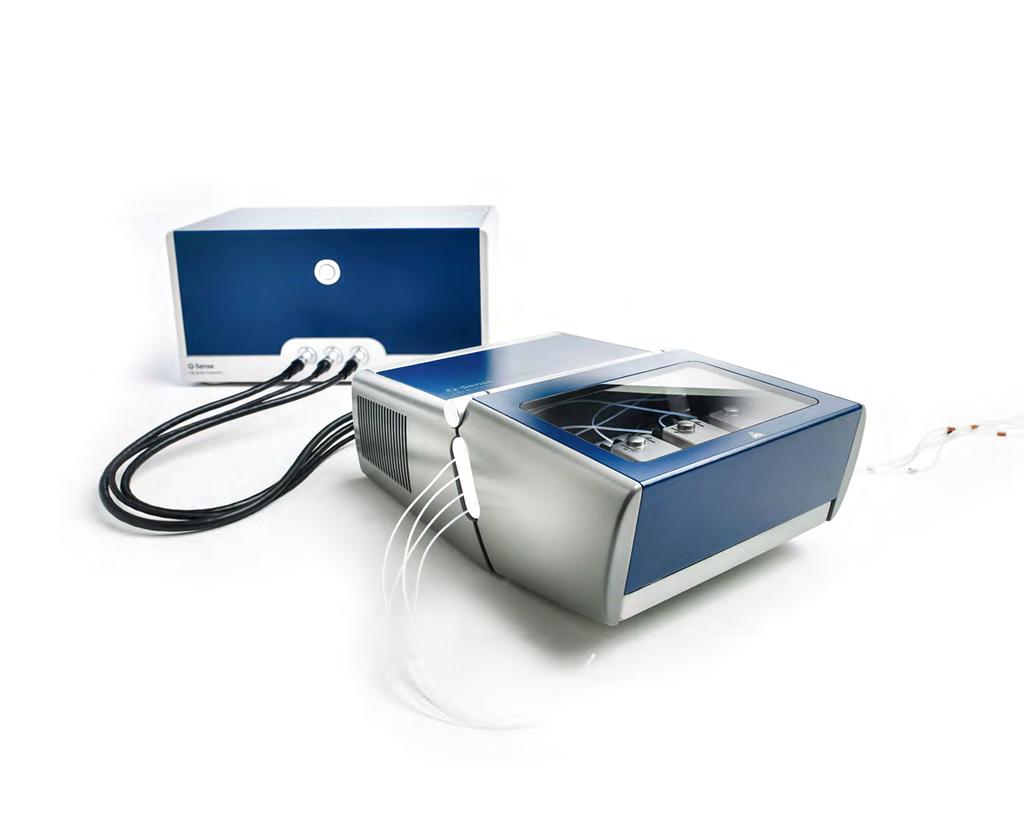 Q-Sense Analyzer For fast sample processing at high quality Q-Sense Analyzer produces high quality data from four measurements in parallel.