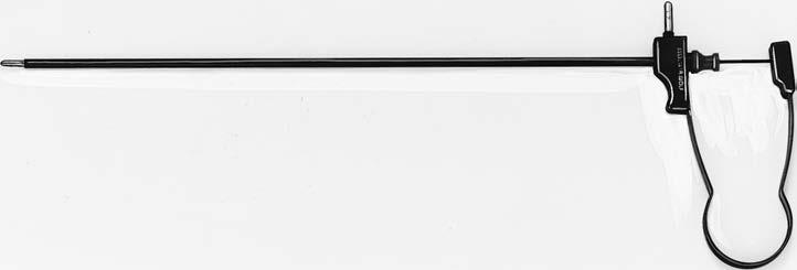 Grasping Forceps, 5 mm Single Piece Design Monopolar Instrumentation Laparoscopes with spring handle Instrument 320 mm 450 mm Type Trocars 8383.141 Grasping forceps, fenestrated, atraumatic 8384.