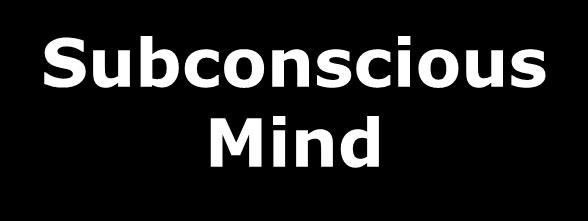 meanings Subconscious Mind