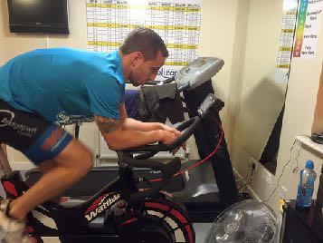 Jono puts him through lactate threshold tests on the bike and treadmill every 4-6 months to ensure his heart rate zones are 100% accurate for every session, along with regular coach-athlete meetings.