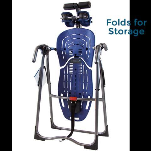The Teeter folds for storage in seconds to conserve space while not in use - no disassembly