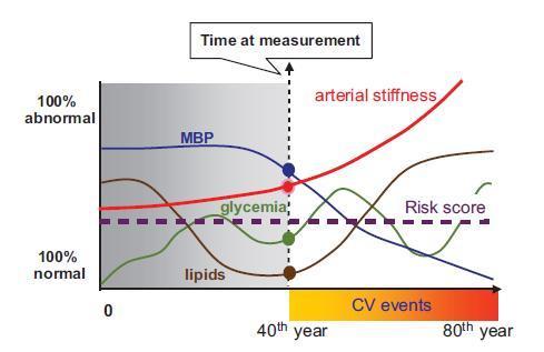 Relation between classical CV risk factors and arterial stiffness Peter