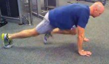 Finishers 9-12 Mountain Climbers Brace your abs.
