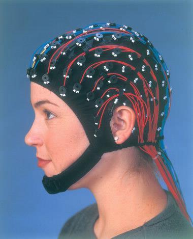 EEG imaging 21 Sensors on the scalp record changes in electrical activity and feed them into a computer.