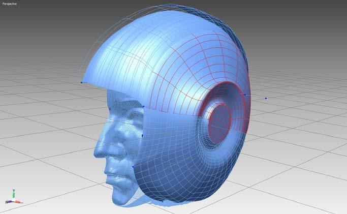 Figure 8: The model of the head