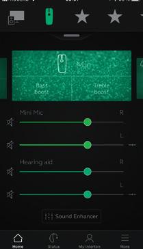 Hearing aid volume You can still adjust the volume of the hearing aids without affecting the volume of the audio you are streaming.