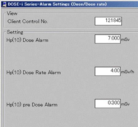 4.12 Alarm Settings (Dose/Dose rate) Fig.