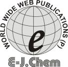 ISSN: 0973-4945; CDEN ECJHA E- Chemistry http://www.ejchem.