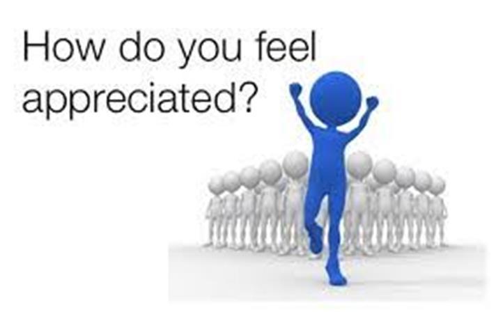 Do you feel appreciated by the people you work with?
