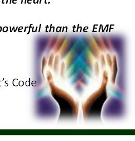 Healing From The Heart The heart is uniquely composed of energy and communicates and conveys it in its own form, but is also piggyback on the electromagnetic field (EMF) created by the heart.
