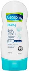 16 EGO QV Baby Gentle Wash and Moisturising Crm