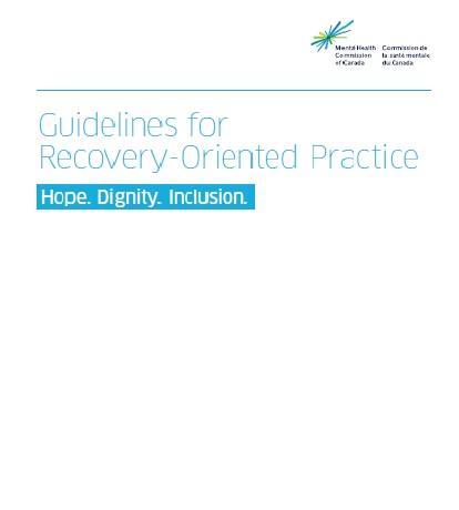 Guidelines for Recovery- Oriented Practice The Guidelines were released in June 2015 to provide a comprehensive document to understand recovery