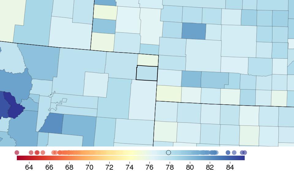 COUNTY PROFILE: Phillips County, Colorado US COUNTY PERFORMANCE The Institute for Health Metrics and Evaluation (IHME) at the University of Washington analyzed the