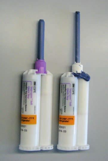 Similarly, the purple tips do not fit on the 3M Impregum L DuoSoft cartridges.