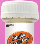 SIMILAC SPECIAL CARE 20 OMEGA-3 AND OMEGA-6 DHA- and ARA-enriched formula For preterm infants INDICATIONS FOR USE For infants who are born prematurely and have additional nutrient needs that were not