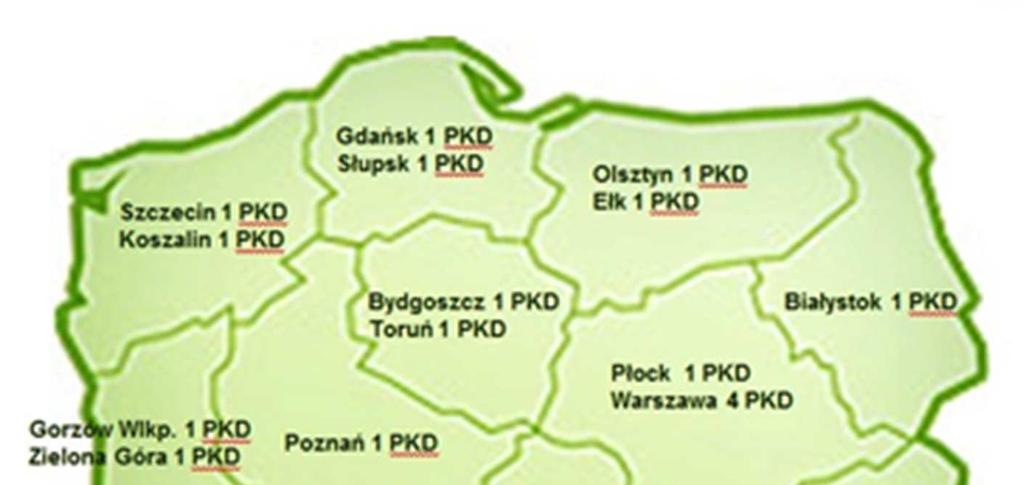 Number of consultation and testing sites (PKD) total: 32 Since 1996 a network of consultation and