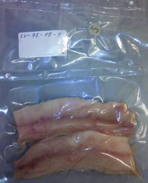 Results- mild heated Sous-vide of mackerel: both lipid