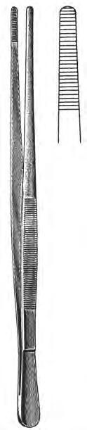 Extra long Dressing & Tissue Forceps - Atraumatic Forceps 1x2 STANDARD Dressing Forceps 12100.30 30cm (12 ) 12100.35 35cm (13¾ ) 12100.40 40cm (15¾ ) STANDARD Tissue Forceps 1x2 teeth 12130.