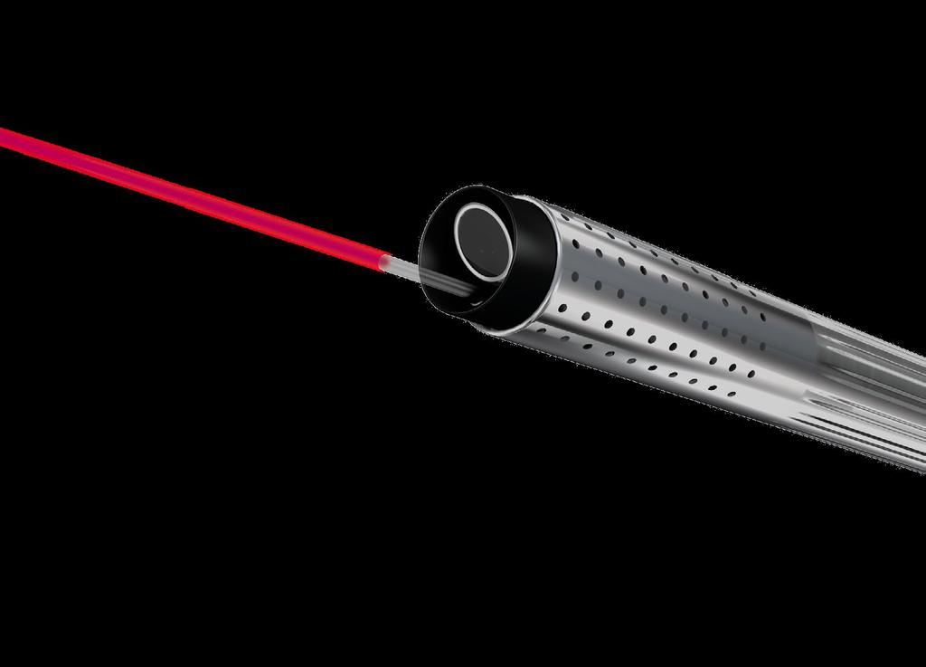 coagulation PIRANHA Scope Laser-fiber guide tube Only one working element is required, independently of the fiber diameter and laser manufacturer, and five different laser-fiber guide tubes are