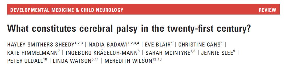 What about Hypotonic Cerebral Palsy?