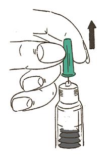 Check for air in the system check for drops of fluid The first time you use each of your Pergoveris pre-filled