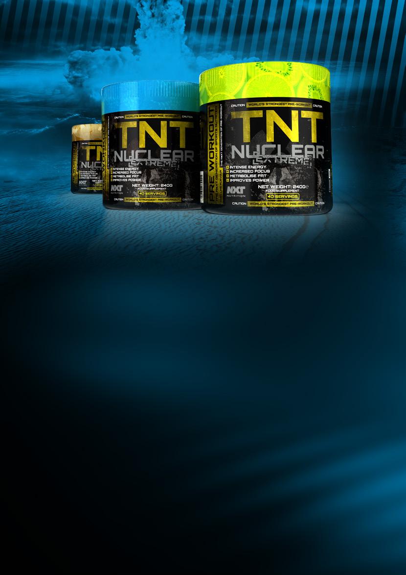 TNT NUCLEAR EXTREME nxtnutrition.com TNT Nuclear Extreme is the strongest Pre Workout formula available.