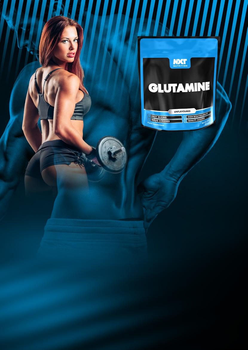 L-GLUTAMINE Glutamine is the most abundant amino acid found in muscle tissue. Glutamine accounts for over 60% of all amino acids found in skeletal muscle tissue.