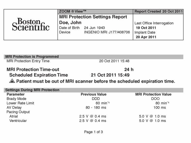 2-12 MRI SCAN PROCEDURE PROTOCOL PRE-SCAN ACTIVITIES [1] If MRI Protection Time-out