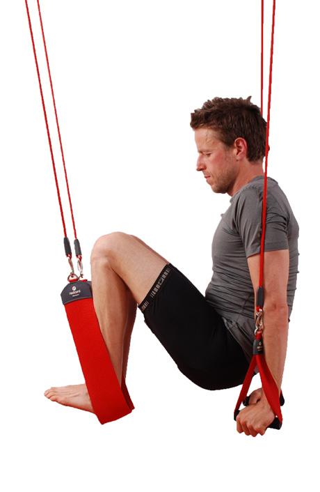 Functional enhancement exercise - the ultimate core exercise The variability principle and rotational power Redcord Multi-Suspension Exercises with full body suspension (up to 4 suspension points)