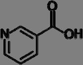 Inositol hexanicotinate is to be used as a source of niacin in food supplements. Niacin (Figure 2) is the generic term for both nicotinic acid and nicotinamide. Figure 2.