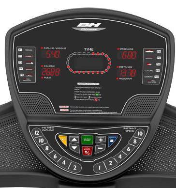TREADMILL AND CONSOLE (continued) T8 SPORT KEY FUNCTIONS QUICK/START This key is used to begin any treadmill program or QUICK/START. MODE This key is used to enter into the program mode.