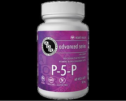 AOR CODE: AOR04173 Premium P-5-P The Most Effective Form of Vitamin B6 Protects the nervous and cardiovascular system Supports mood and hormone balance Enhances the immune system A B6 formula