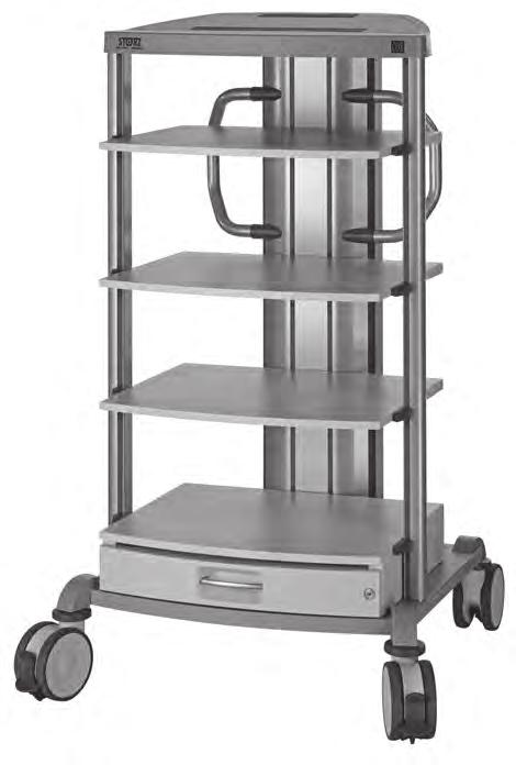 Dimensions: Equipment cart: 830 x 1474 x 730 mm (w x h x d), shelf: 630 x 510 mm (w x d), caster diameter: 150 mm inluding: Base module equipment cart, wide Cover equipment, equipment cart wide Beam