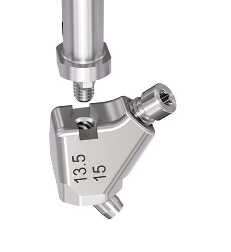 Cage Removal Engage the interlocking screw one full turn in the implant removal instrument ().
