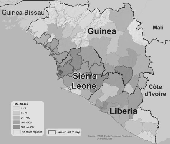 Sierra Leone alone reported 10,004