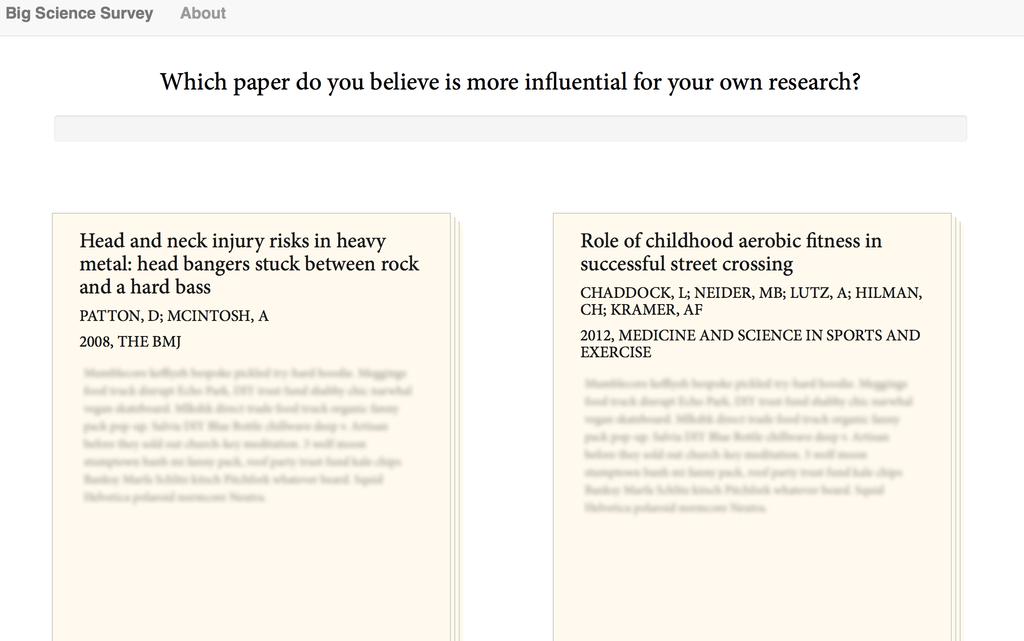 1 Appendix Figure A1: Survey design. Screenshot from the online survey t bigscience.soic.indin.edu.